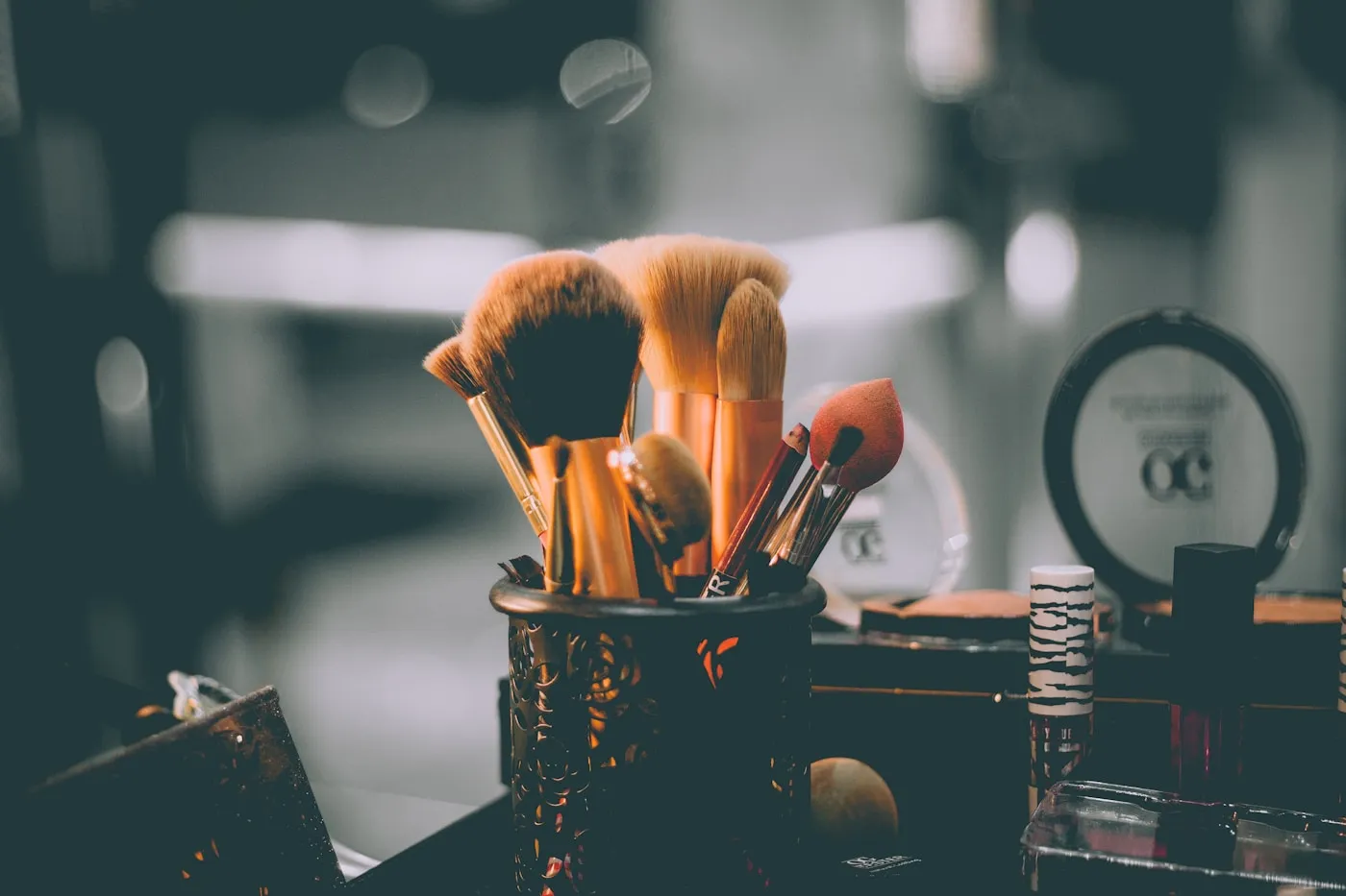 Beautician performing a beauty treatment